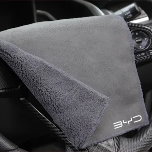 Microfiber Cleaning Cloth Grey Car Washing cloth and Applicator for BYD All Model