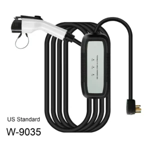 AC TYPE1 32A 7KW Indicator Light Portable Ev Charger  EV Level 1 for BYD American Standard