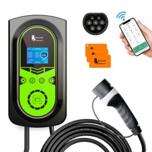 EVSE Wallbox, EV Car Charger Electric Vehicle Charging Station Wall mounted
