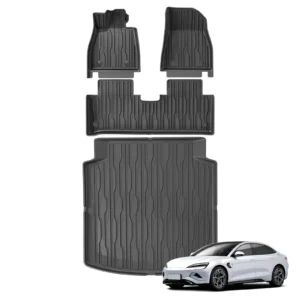 BYD Seal EV / DMI 3D TPE Car Floor Mats Trunk Pad All-Weather Auto Accessories (Left Hand Driver)